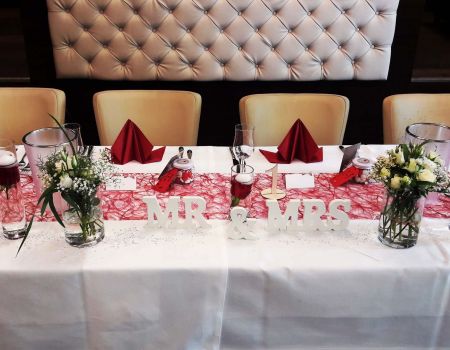 Kantino Hochzeitsfeier Tischgedeck