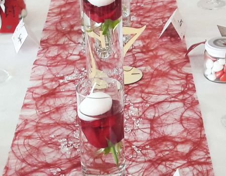 Hochzeitsfeier Tischgedeck in Elmshorn