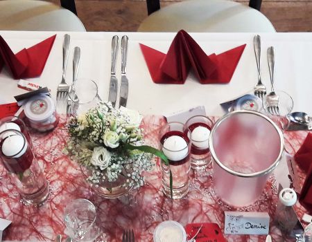 Feierliches Tischgedeck in Elmshorn