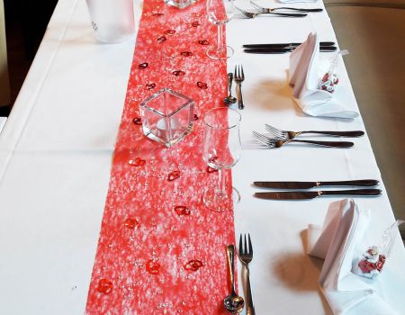 Kantino in Elmshorn Tischgedeck für 100 Gäste 